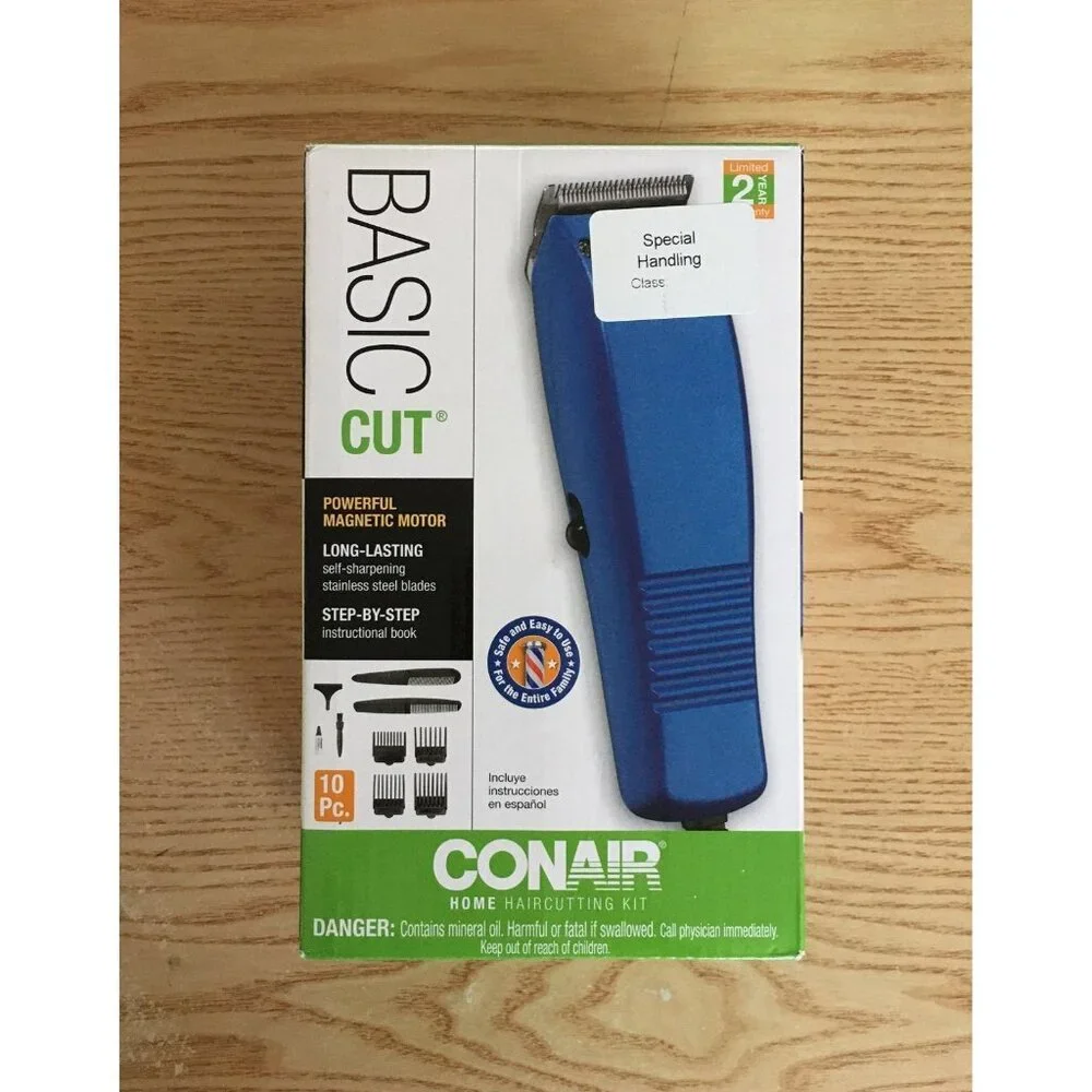 New Conair 10pc Home Haircutting Kit Great Gift!!